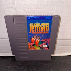 2 Nintendo NES games Solar Jetman NES Play Actjon Football Games Cartridge Retro